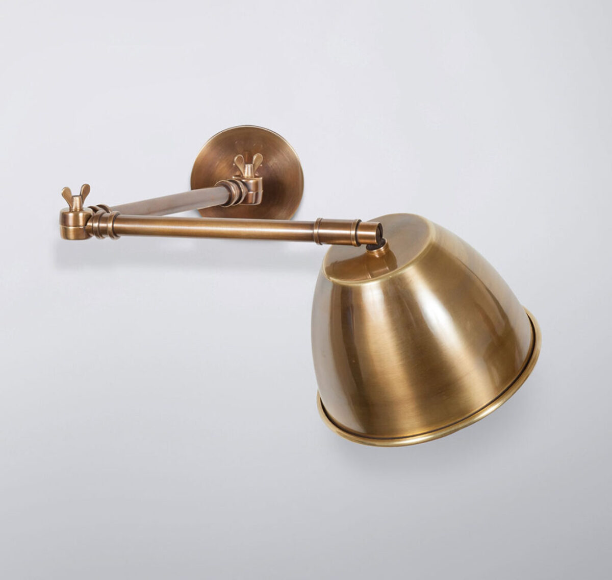 brass wall reading lights