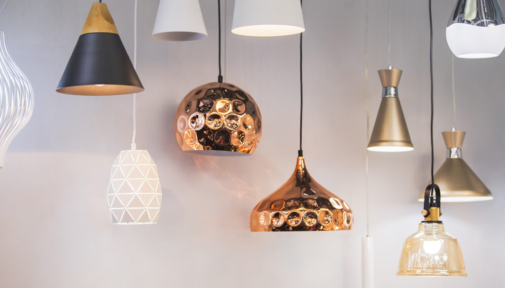 hanging Metal trends in lighting